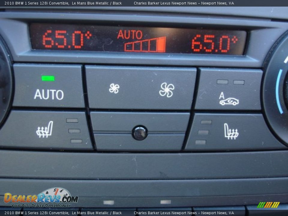 2010 BMW 1 Series 128i Convertible Le Mans Blue Metallic / Black Photo #15