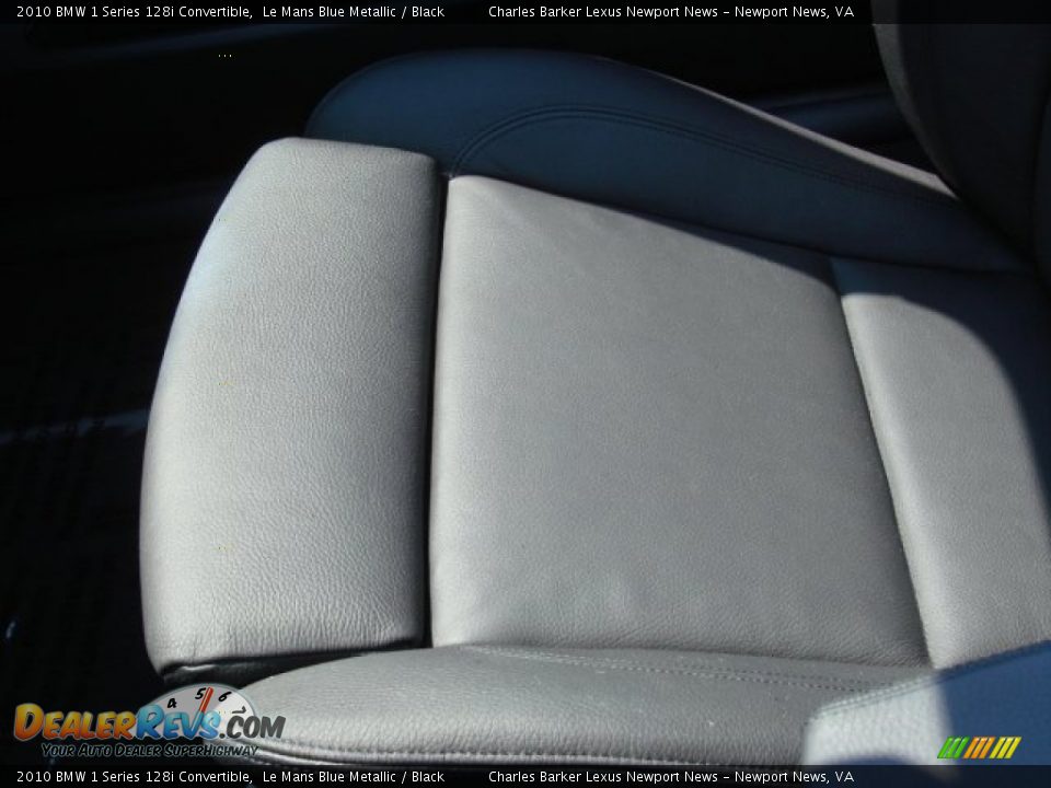 2010 BMW 1 Series 128i Convertible Le Mans Blue Metallic / Black Photo #18
