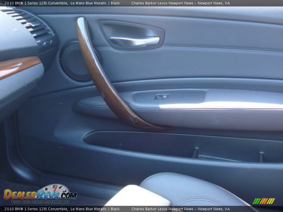 2010 BMW 1 Series 128i Convertible Le Mans Blue Metallic / Black Photo #19