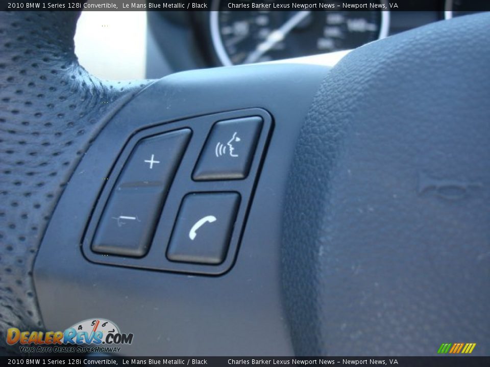 2010 BMW 1 Series 128i Convertible Le Mans Blue Metallic / Black Photo #20