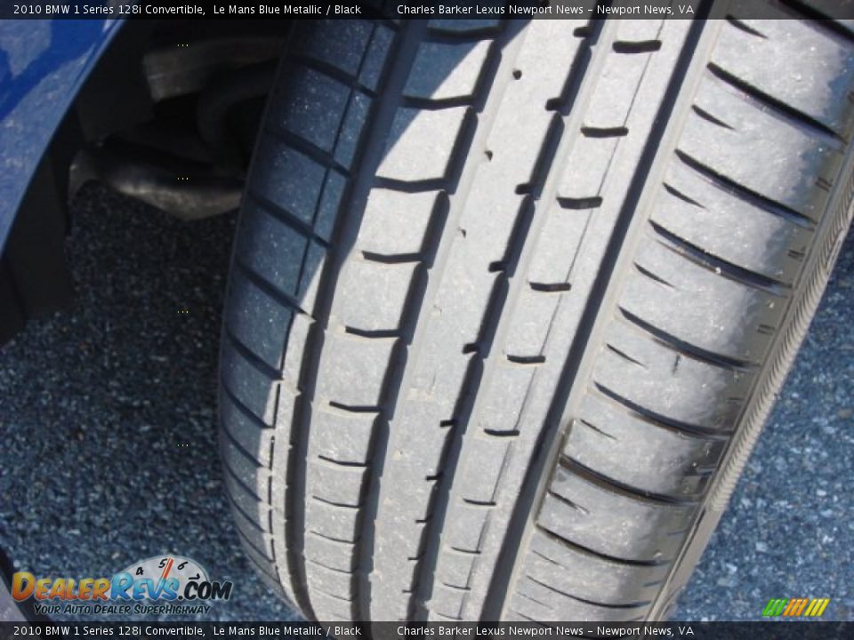 2010 BMW 1 Series 128i Convertible Le Mans Blue Metallic / Black Photo #24