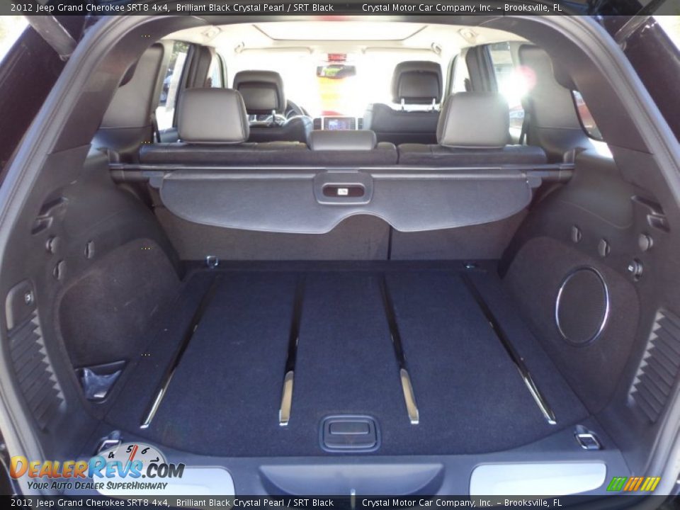 2012 Jeep Grand Cherokee SRT8 4x4 Brilliant Black Crystal Pearl / SRT Black Photo #7