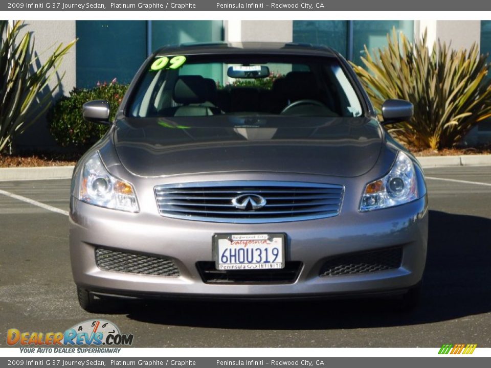 2009 Infiniti G 37 Journey Sedan Platinum Graphite / Graphite Photo #2