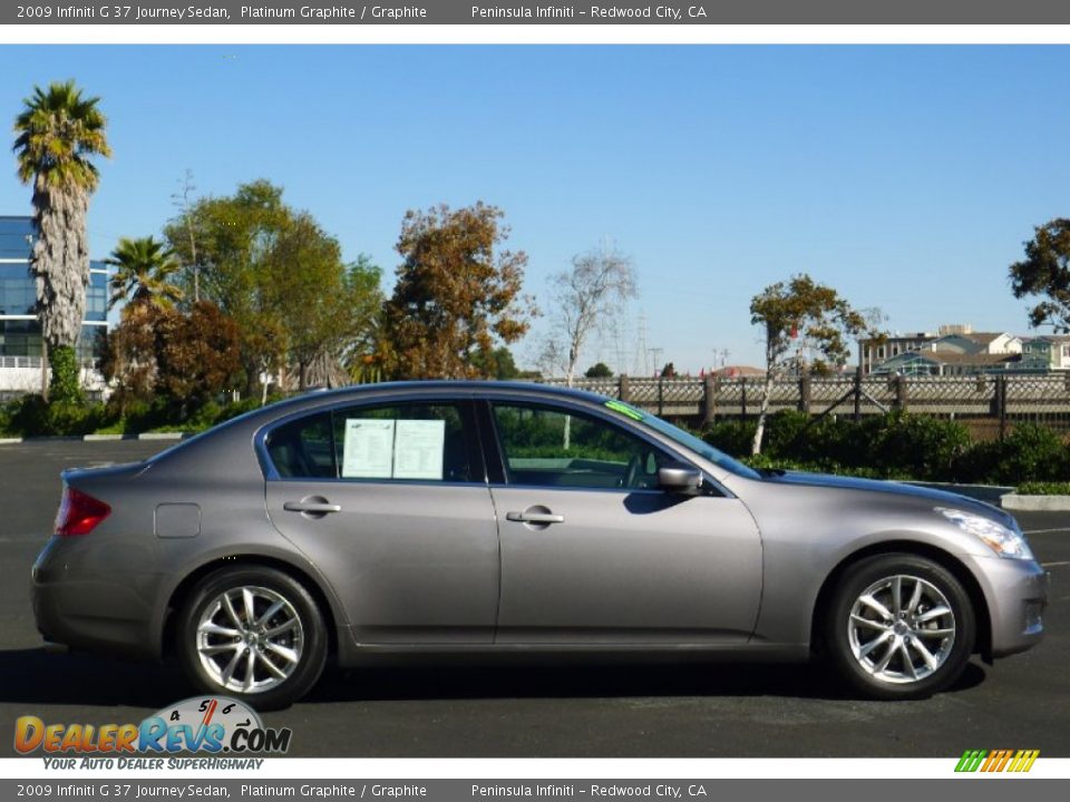 2009 Infiniti G 37 Journey Sedan Platinum Graphite / Graphite Photo #3