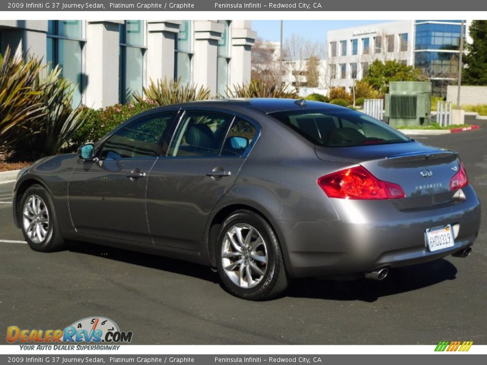 2009 Infiniti G 37 Journey Sedan Platinum Graphite / Graphite Photo #5