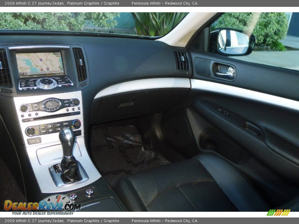 2009 Infiniti G 37 Journey Sedan Platinum Graphite / Graphite Photo #12