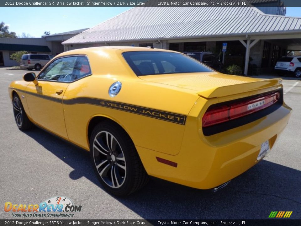 2012 Dodge Challenger SRT8 Yellow Jacket Stinger Yellow / Dark Slate Gray Photo #3