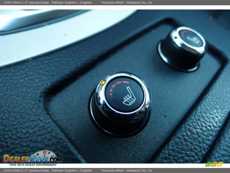 2009 Infiniti G 37 Journey Sedan Platinum Graphite / Graphite Photo #20