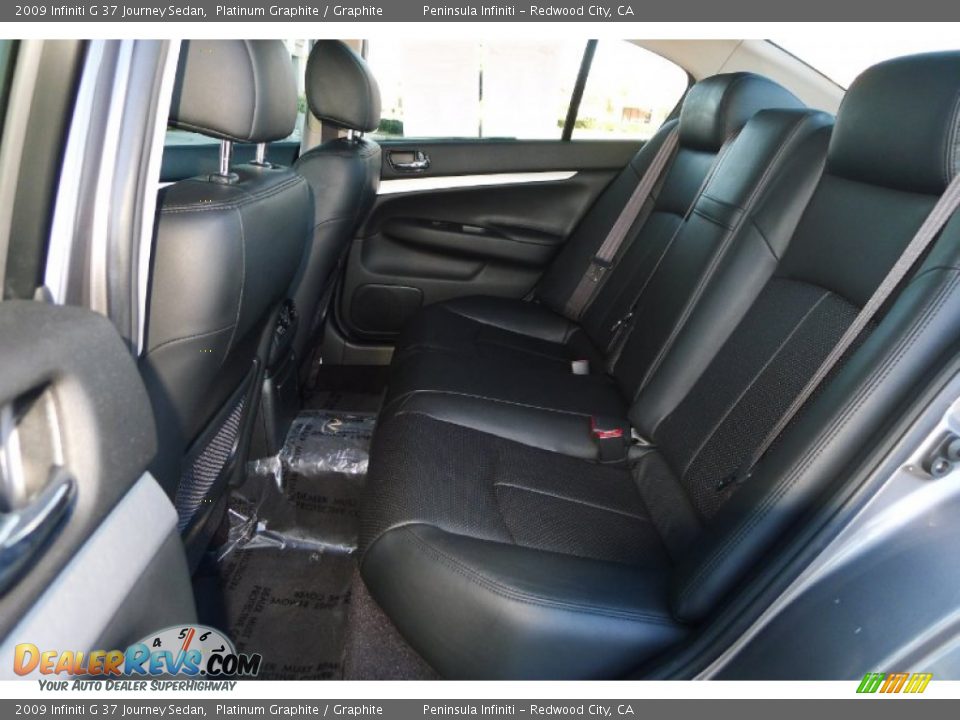 2009 Infiniti G 37 Journey Sedan Platinum Graphite / Graphite Photo #22