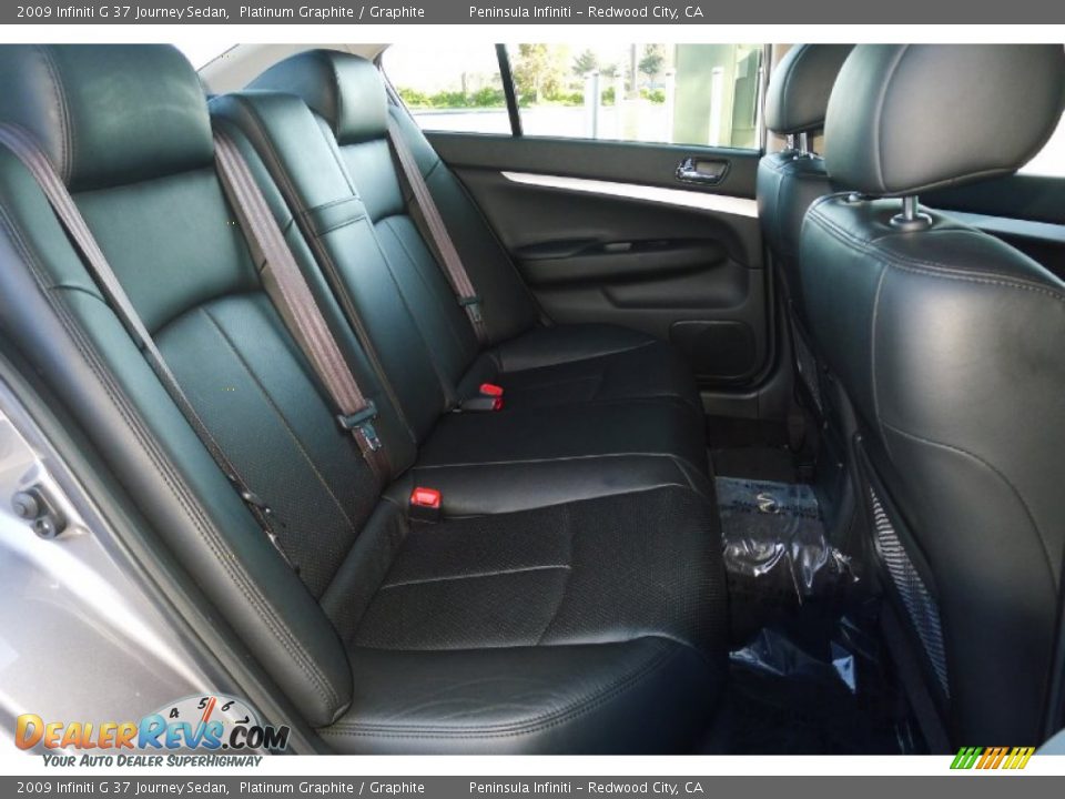 2009 Infiniti G 37 Journey Sedan Platinum Graphite / Graphite Photo #23