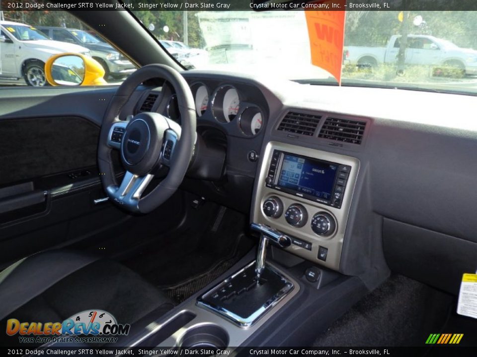 2012 Dodge Challenger SRT8 Yellow Jacket Stinger Yellow / Dark Slate Gray Photo #11