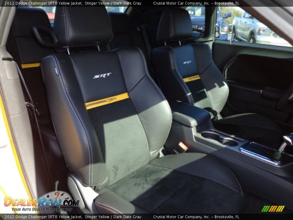 2012 Dodge Challenger SRT8 Yellow Jacket Stinger Yellow / Dark Slate Gray Photo #12