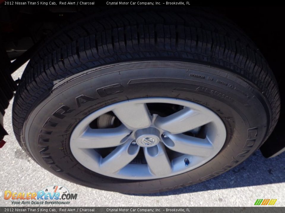 2012 Nissan Titan S King Cab Red Alert / Charcoal Photo #14