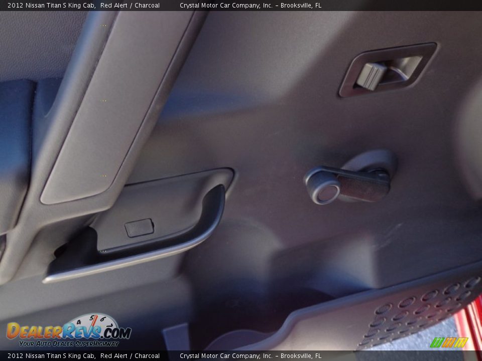 2012 Nissan Titan S King Cab Red Alert / Charcoal Photo #17