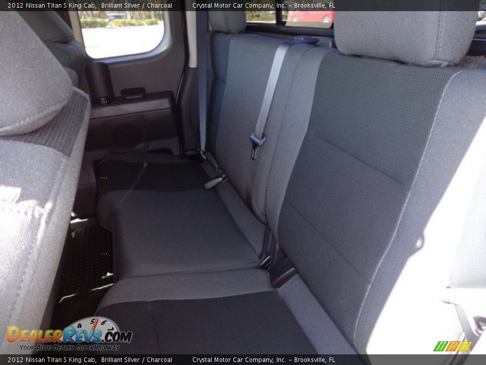 2012 Nissan Titan S King Cab Brilliant Silver / Charcoal Photo #5