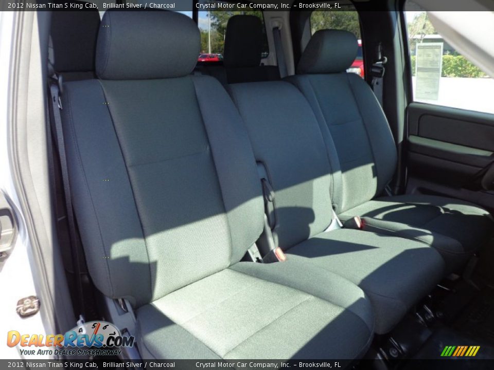 2012 Nissan Titan S King Cab Brilliant Silver / Charcoal Photo #12