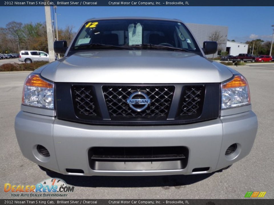 2012 Nissan Titan S King Cab Brilliant Silver / Charcoal Photo #13