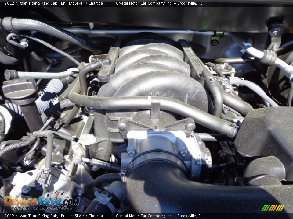 2012 Nissan Titan S King Cab Brilliant Silver / Charcoal Photo #16
