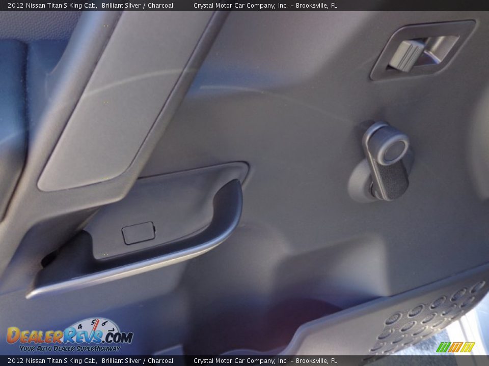 2012 Nissan Titan S King Cab Brilliant Silver / Charcoal Photo #17