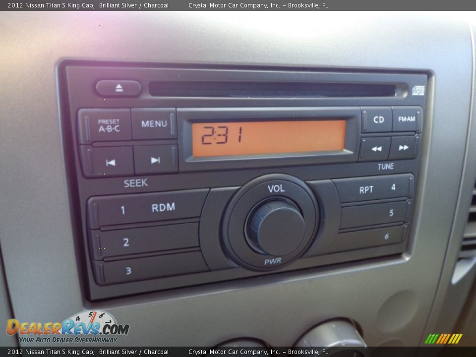 2012 Nissan Titan S King Cab Brilliant Silver / Charcoal Photo #19