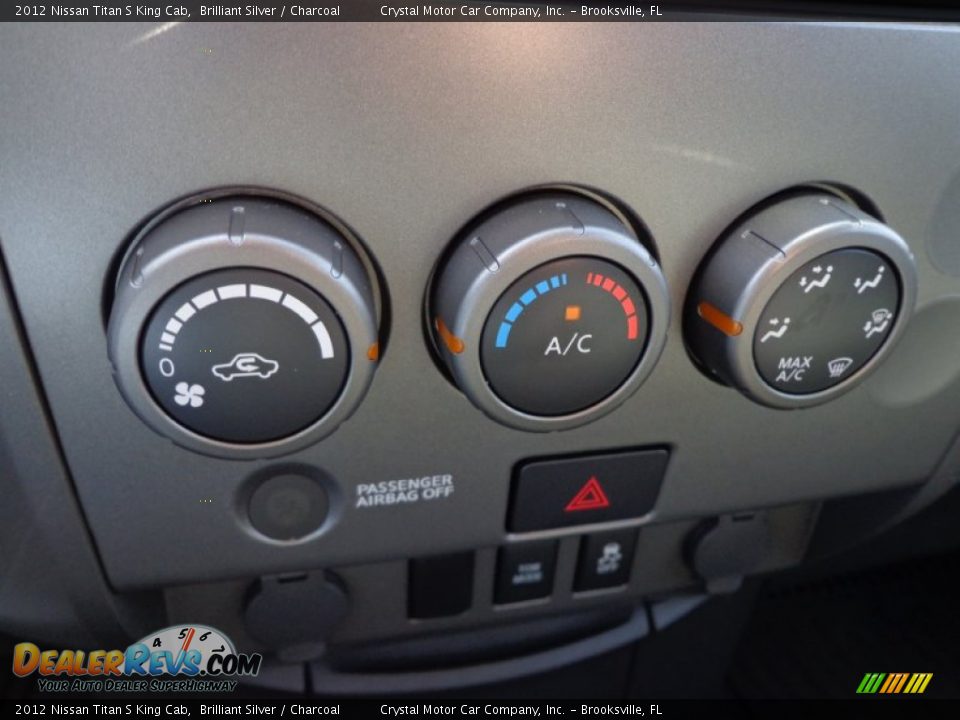 2012 Nissan Titan S King Cab Brilliant Silver / Charcoal Photo #20