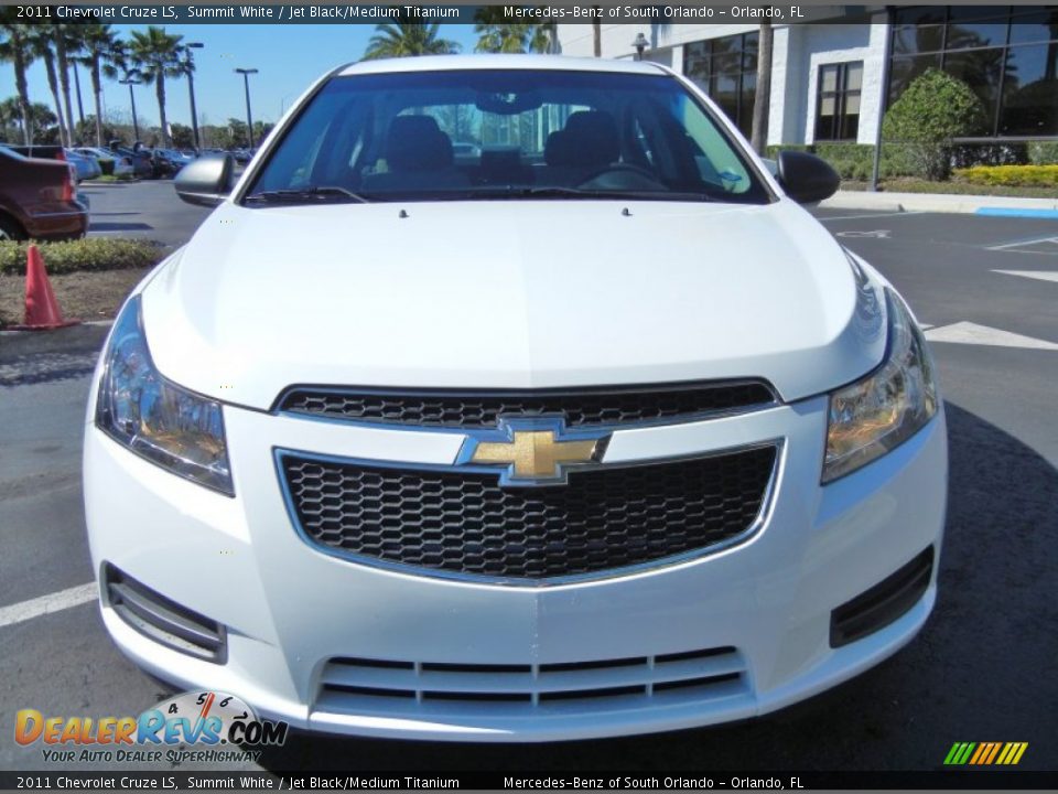 2011 Chevrolet Cruze LS Summit White / Jet Black/Medium Titanium Photo #2