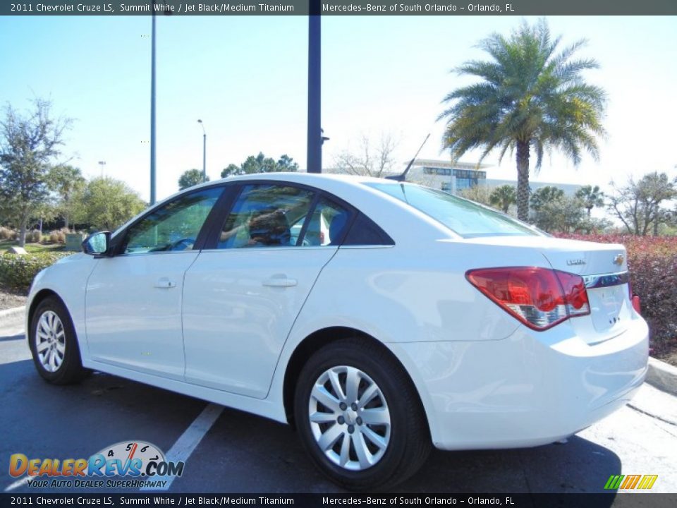 2011 Chevrolet Cruze LS Summit White / Jet Black/Medium Titanium Photo #5