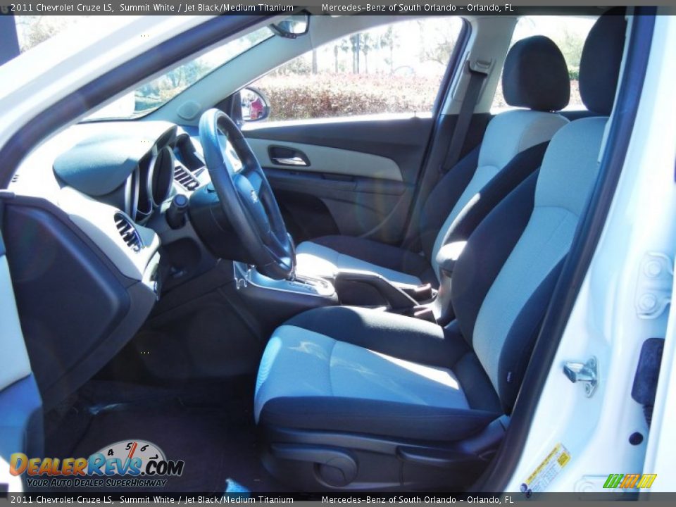 2011 Chevrolet Cruze LS Summit White / Jet Black/Medium Titanium Photo #10