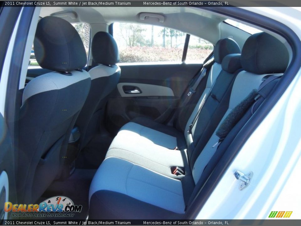 2011 Chevrolet Cruze LS Summit White / Jet Black/Medium Titanium Photo #13