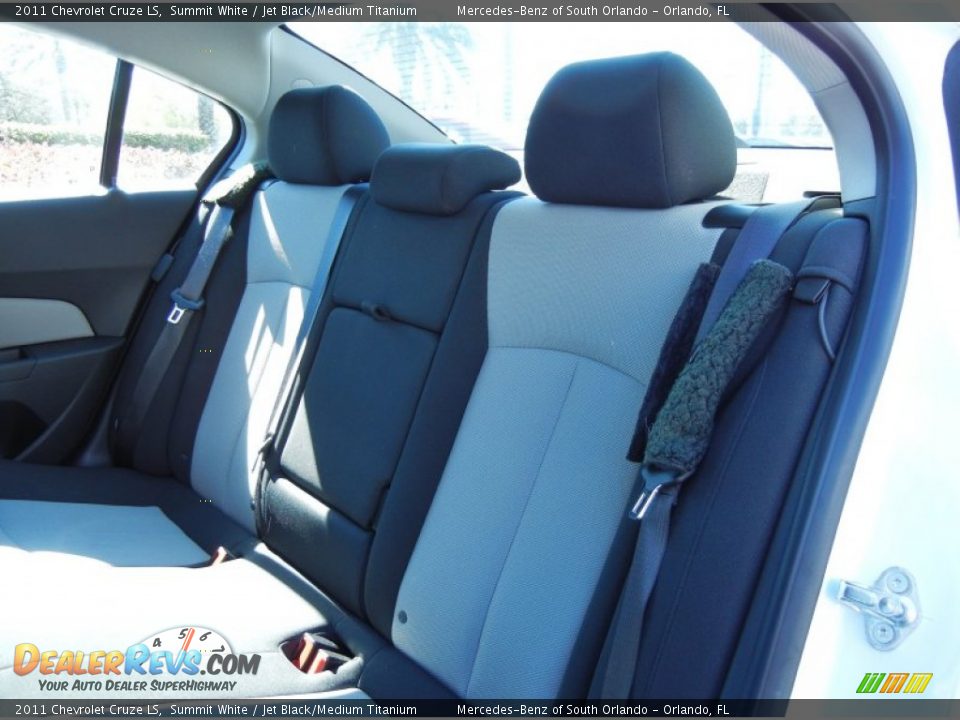2011 Chevrolet Cruze LS Summit White / Jet Black/Medium Titanium Photo #14