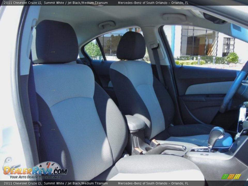 2011 Chevrolet Cruze LS Summit White / Jet Black/Medium Titanium Photo #16
