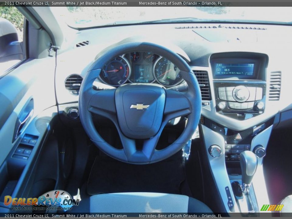 2011 Chevrolet Cruze LS Summit White / Jet Black/Medium Titanium Photo #18