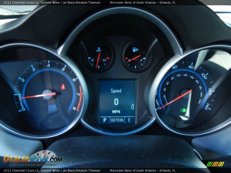 2011 Chevrolet Cruze LS Summit White / Jet Black/Medium Titanium Photo #19