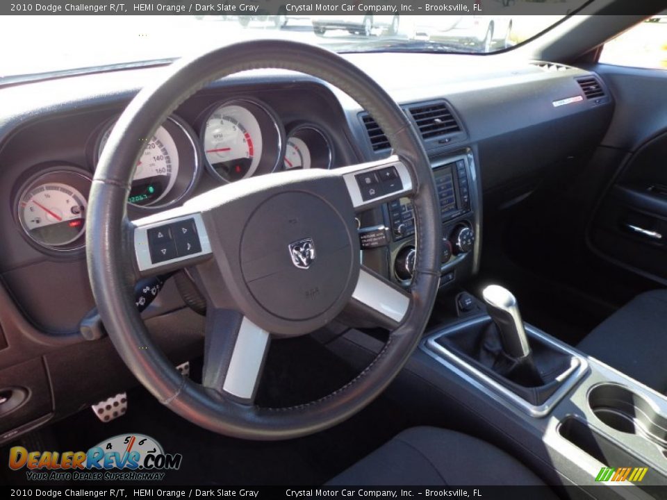 2010 Dodge Challenger R/T HEMI Orange / Dark Slate Gray Photo #6