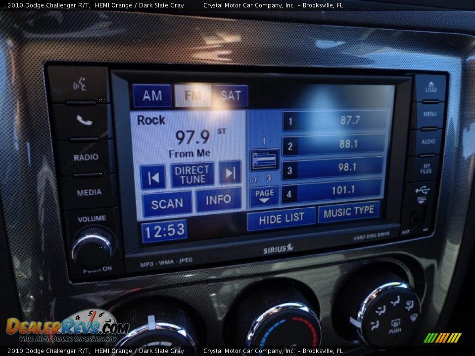 2010 Dodge Challenger R/T HEMI Orange / Dark Slate Gray Photo #19