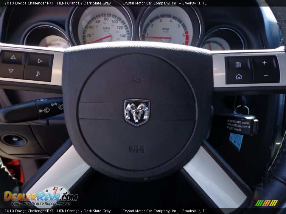 2010 Dodge Challenger R/T HEMI Orange / Dark Slate Gray Photo #23