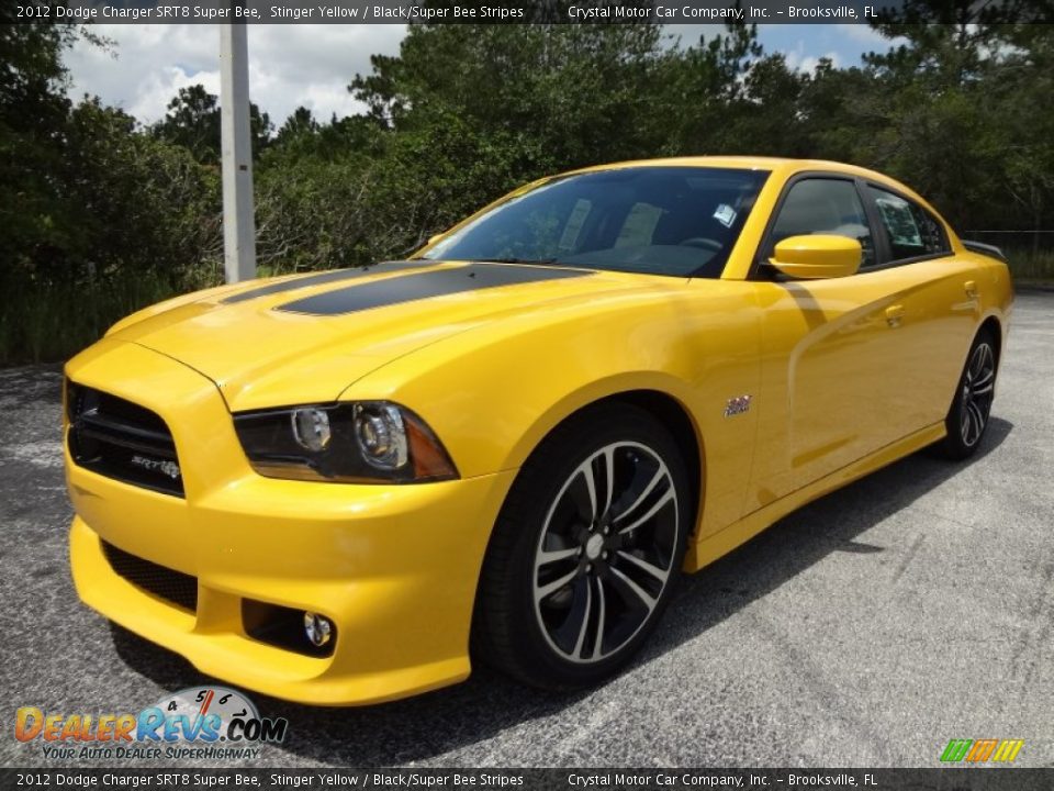 Front 3/4 View of 2012 Dodge Charger SRT8 Super Bee Photo #1