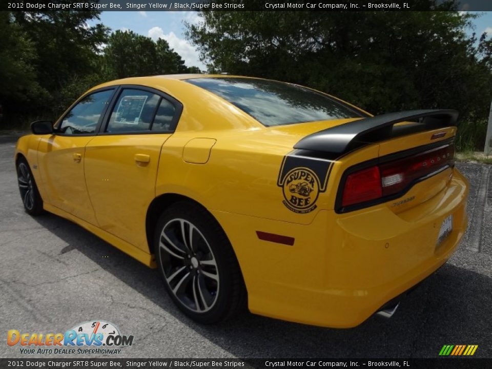 2012 Dodge Charger SRT8 Super Bee Stinger Yellow / Black/Super Bee Stripes Photo #3