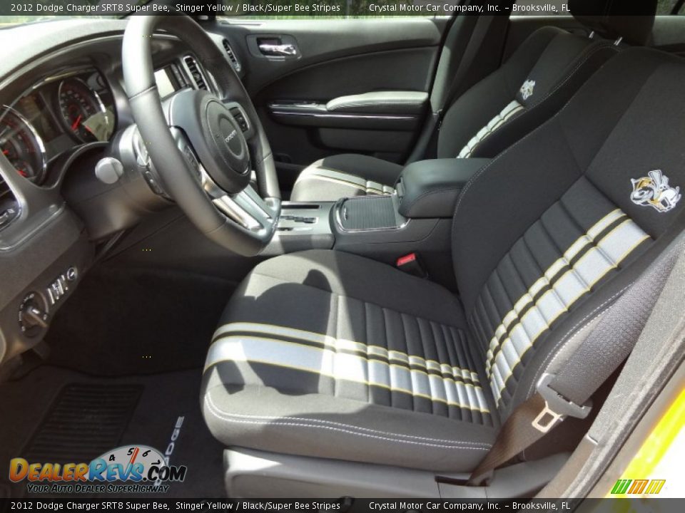Front Seat of 2012 Dodge Charger SRT8 Super Bee Photo #4