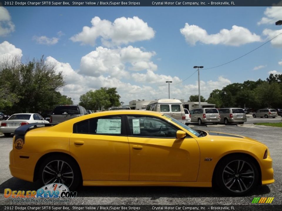 2012 Dodge Charger SRT8 Super Bee Stinger Yellow / Black/Super Bee Stripes Photo #10