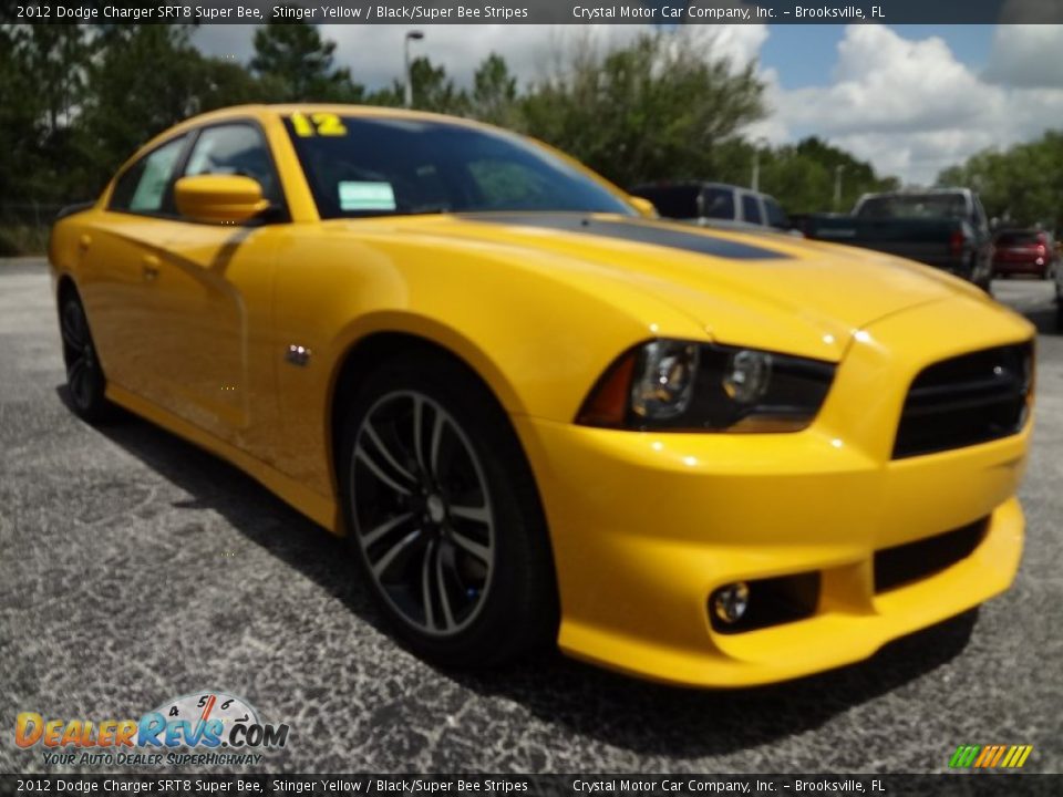 2012 Dodge Charger SRT8 Super Bee Stinger Yellow / Black/Super Bee Stripes Photo #11