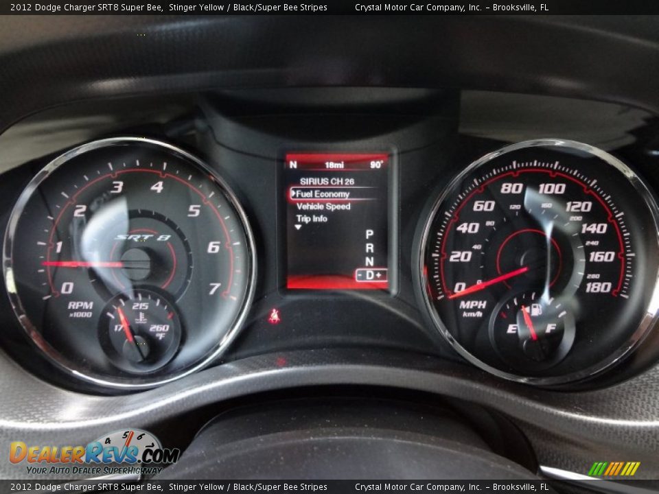 2012 Dodge Charger SRT8 Super Bee Gauges Photo #24