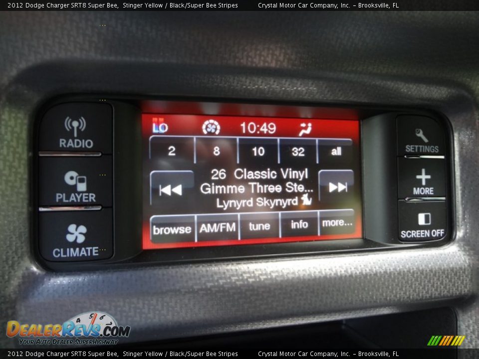 Controls of 2012 Dodge Charger SRT8 Super Bee Photo #25