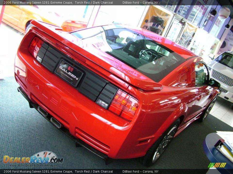2006 Ford Mustang Saleen S281 Extreme Coupe Torch Red / Dark Charcoal Photo #6