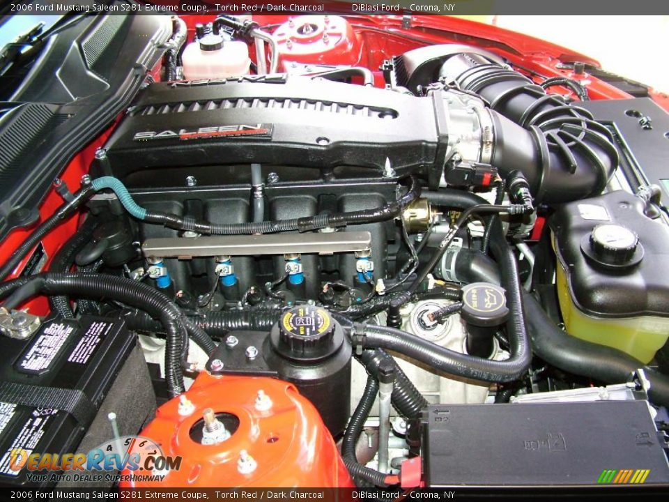 2006 Ford Mustang Saleen S281 Extreme Coupe 4.6 Liter Saleen Supercharged SOHC 24-Valve VVT V8 Engine Photo #19