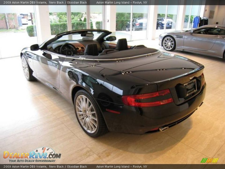 2009 Aston Martin DB9 Volante Nero Black / Obsidian Black Photo #3