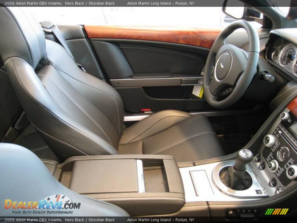 2009 Aston Martin DB9 Volante Nero Black / Obsidian Black Photo #5