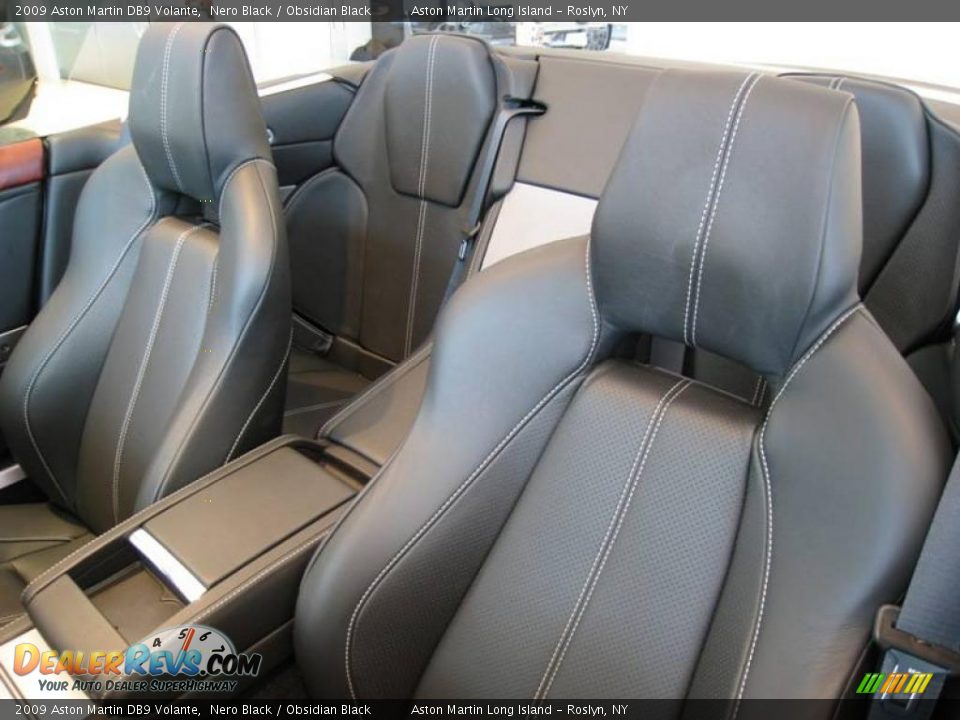 2009 Aston Martin DB9 Volante Nero Black / Obsidian Black Photo #7