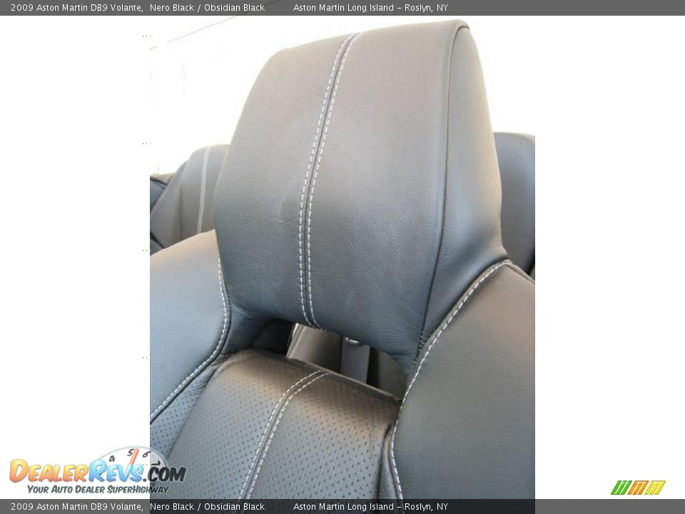 2009 Aston Martin DB9 Volante Nero Black / Obsidian Black Photo #8