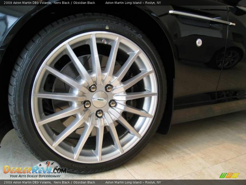2009 Aston Martin DB9 Volante Nero Black / Obsidian Black Photo #10
